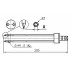 Fomaco 2xL305M Injector Needles